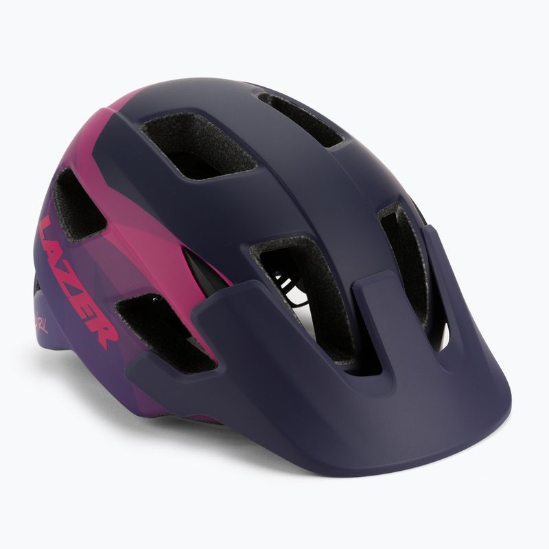 Casco da bici Lazer Chiru blu/rosa opaco