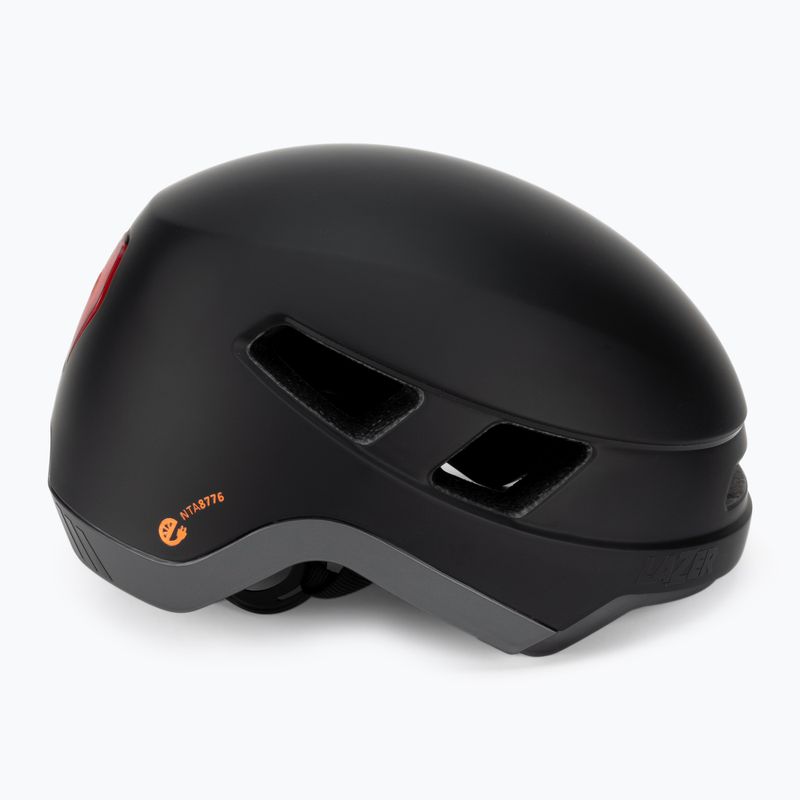 Casco da bici Lazer Urbanize NTA + Led nero opaco 4