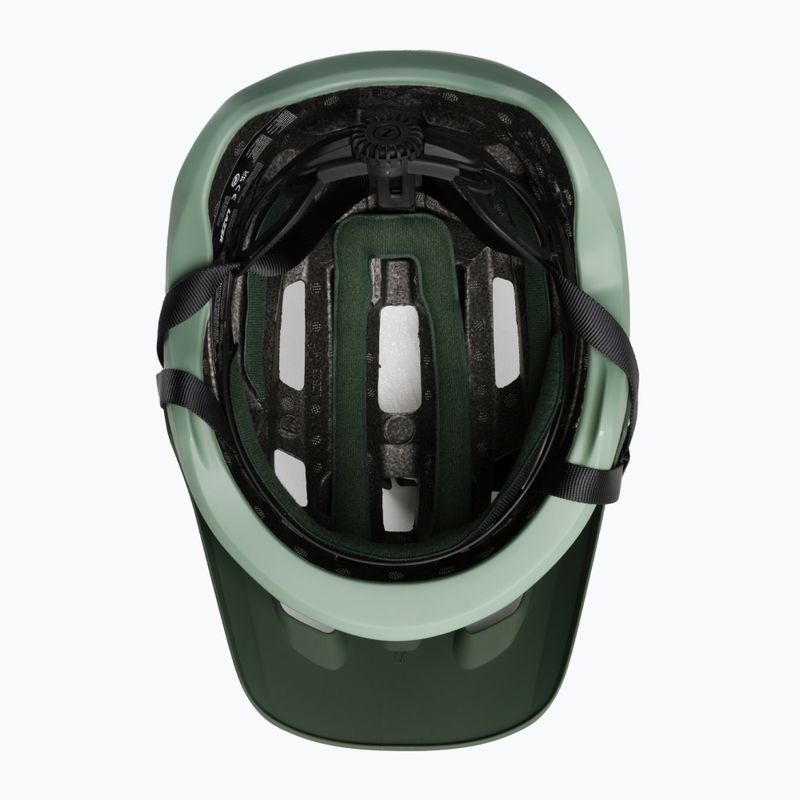 Casco da bicicletta Lazer Coyote scuro/verde opaco 5