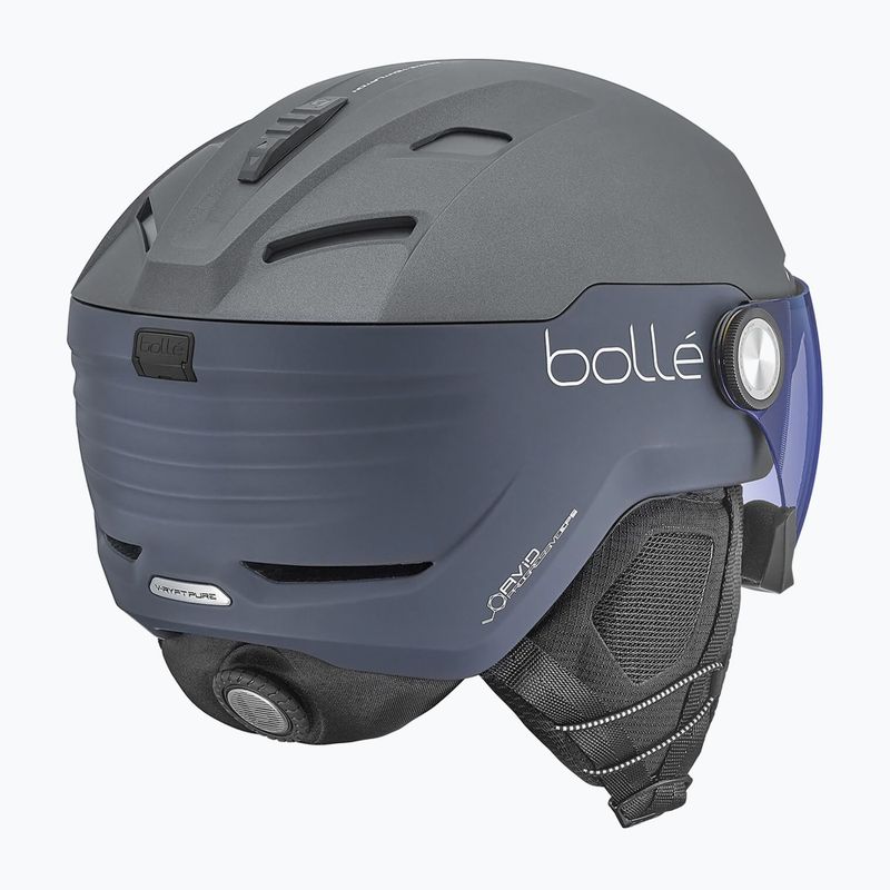 Casco da sci Bollé V-Ryft Grigio puro opaco/blu fotocromatico 3