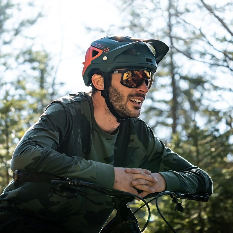 Occhiali da sole Bollé Chronoshield black matte/phantom brown red photochromic 5