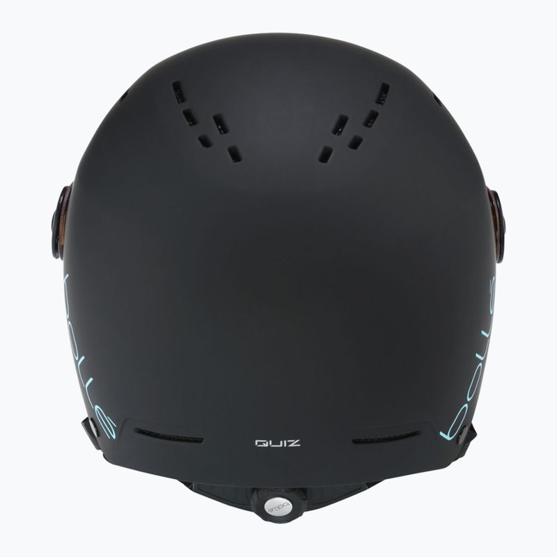 Casco da sci per bambini Bollé Quiz Visor Jr nero/blu opaco/arancio pistola 2