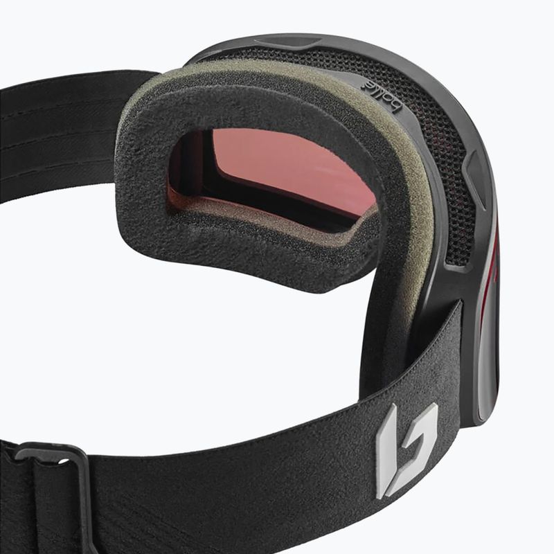 Bollé Nevada Small nero corp matte/vermillon gun occhiali da sci 2