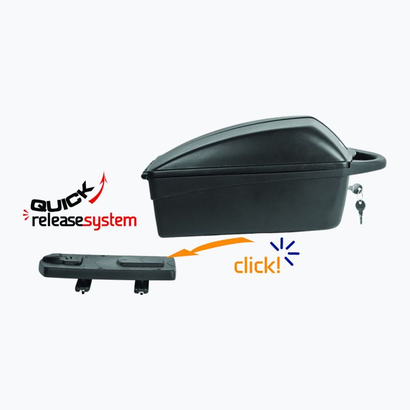 Polisport Top Case QRS 12 l nero portabiciclette 8