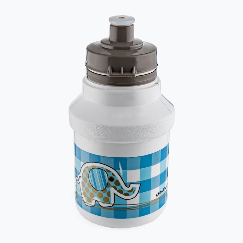 Polisport Elephant 300 ml bianco/colore bottiglia da bici per bambini con cestino 2