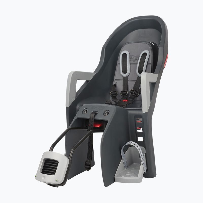 Seggiolino per bici Polisport Guppy Maxi+ RS dark grey/silver