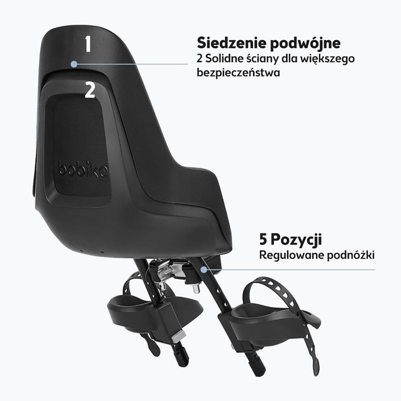 Sella per bicicletta bobike One Mini urban grey 7