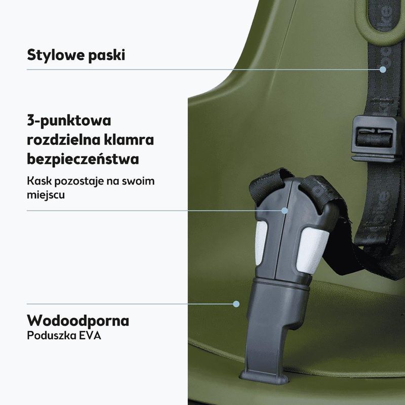 Sella per bicicletta bobike One Mini verde oliva 4