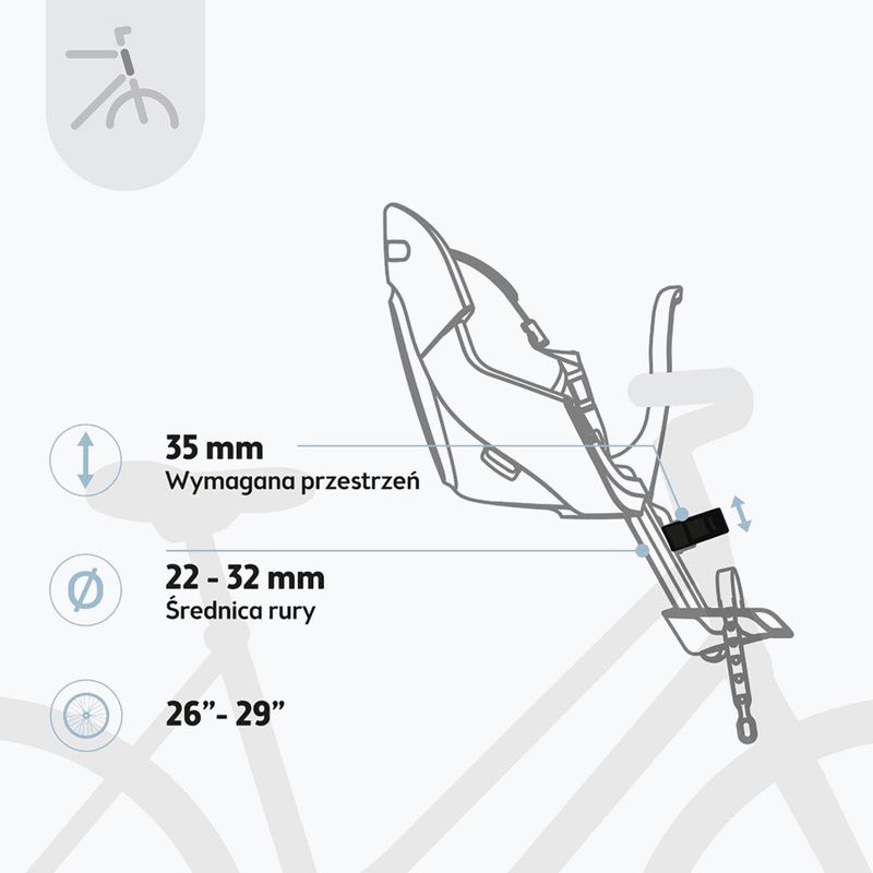 Sella per bicicletta bobike Exclusive Mini Evolve urban nero 10
