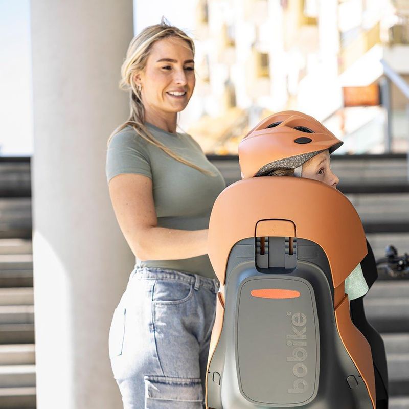 Seggiolino per bicicletta bobike Exclusive Maxi Evolve 1P marrone cannella 11