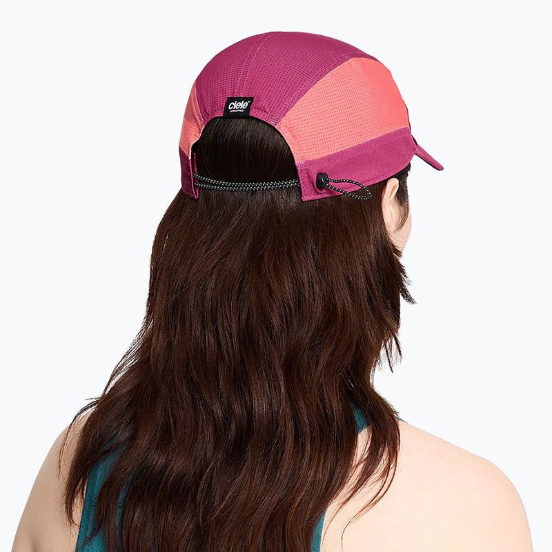 Cappellino con visiera Ciele Athletics FSTCap SC Field Iconic SL mulberry bocasana 6