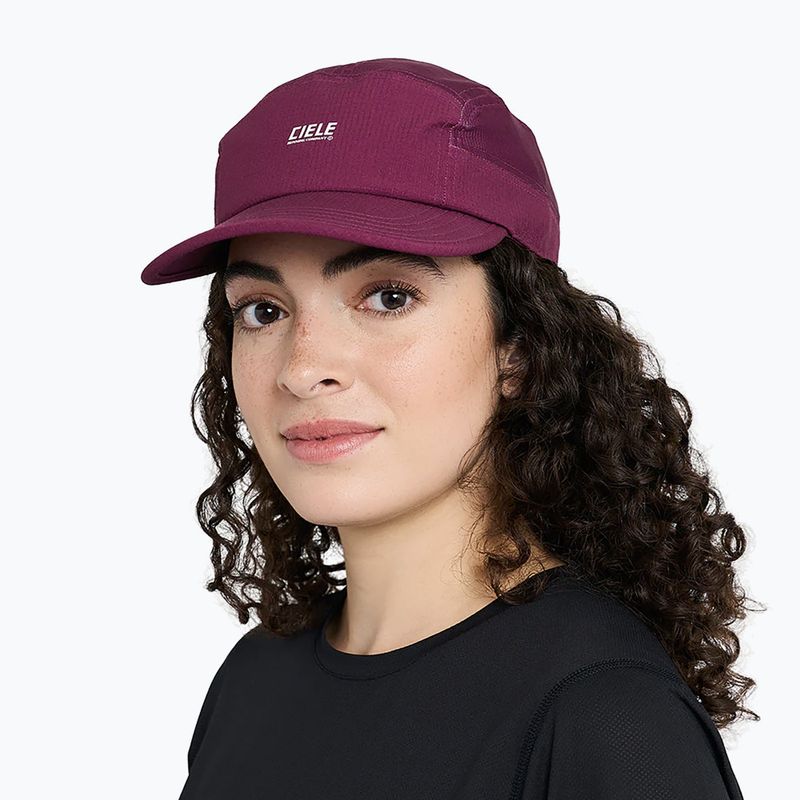 Cappellino con visiera Ciele Athletics GOCapSC Field CapitalRC mulberry 5