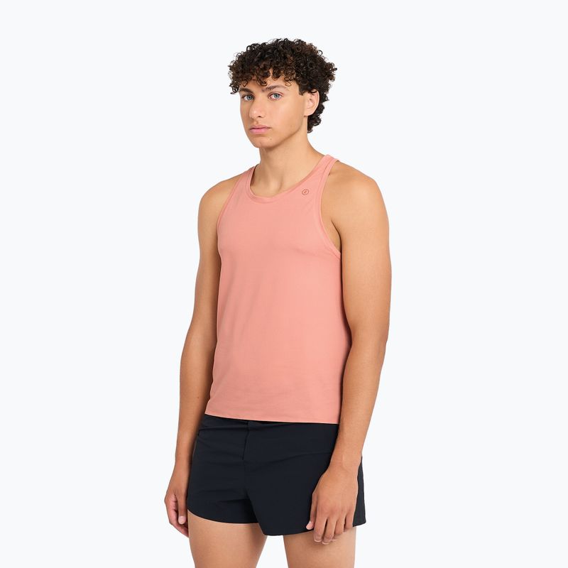 Maglietta da corsa da uomo Ciele Athletics FST Signlet 2 rosedawn