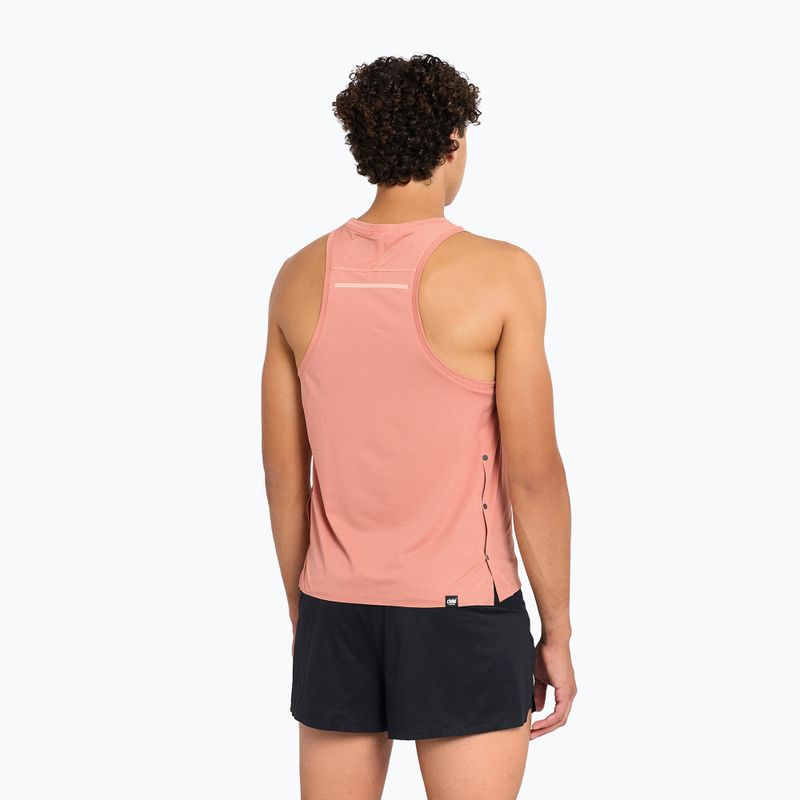 Maglietta da corsa da uomo Ciele Athletics FST Signlet 2 rosedawn 2