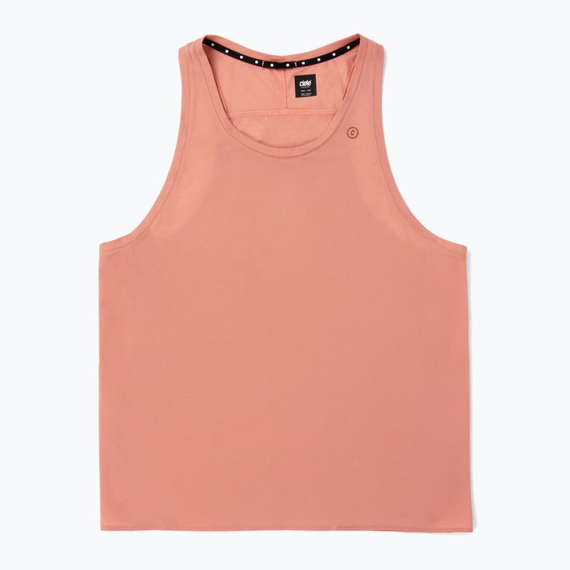Maglietta da corsa da uomo Ciele Athletics FST Signlet 2 rosedawn 3