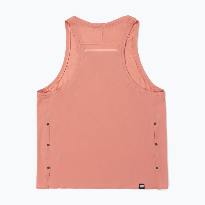 Maglietta da corsa da uomo Ciele Athletics FST Signlet 2 rosedawn 4