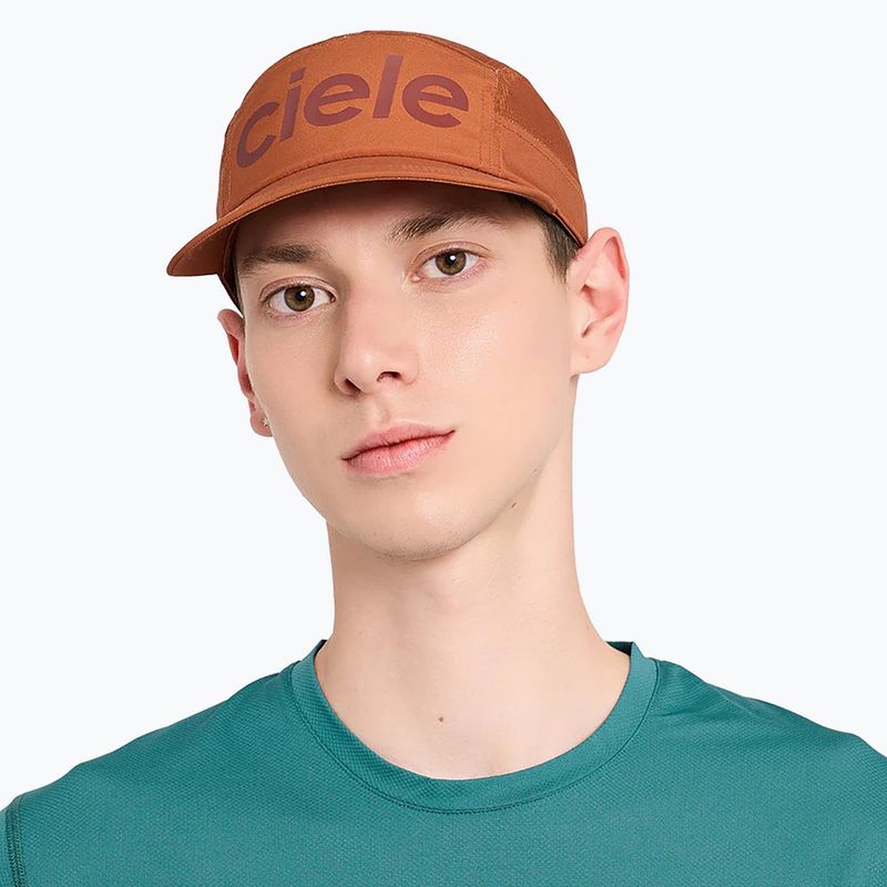 Cappellino con visiera Ciele Athletics GOCap Comp Century gingerbread 4