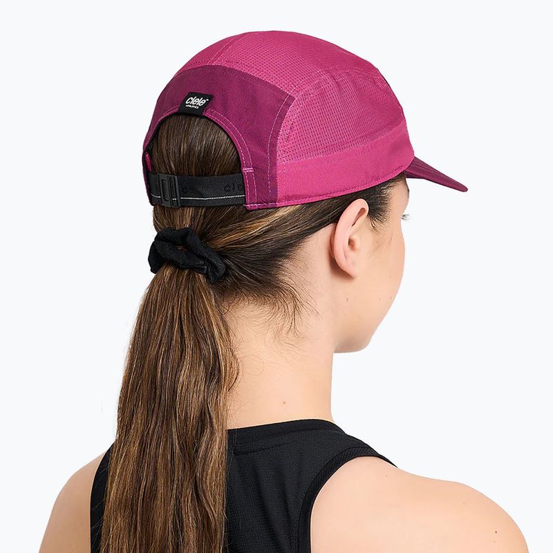 Cappellino con visiera Ciele Athletics GOCap Comp Century mulberry bocasana 6