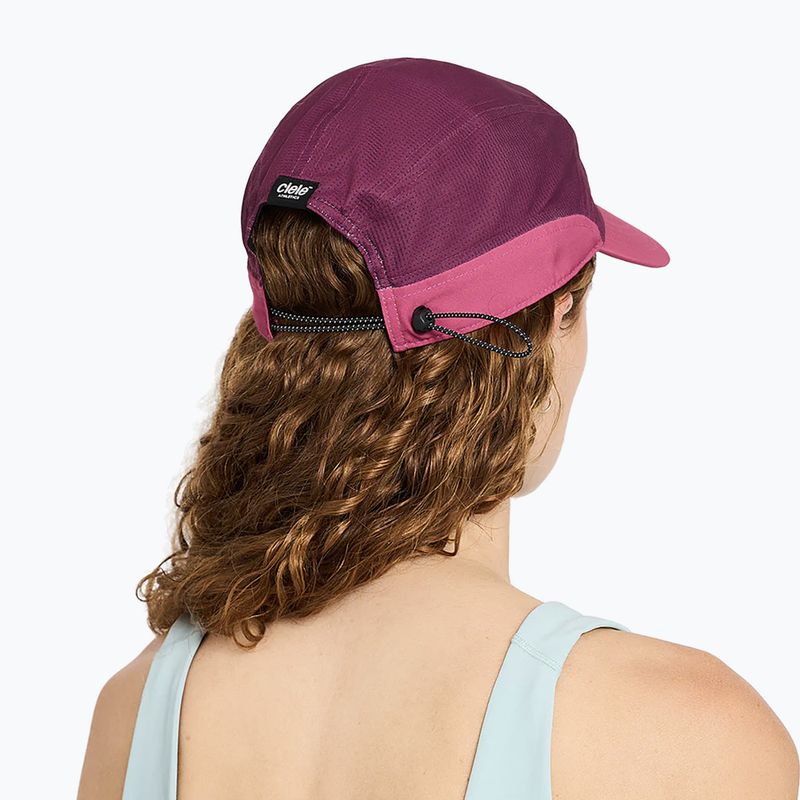 Cappellino con visiera Ciele Athletics FSTCapSC Comp NinetySL mulberry bocasana 6