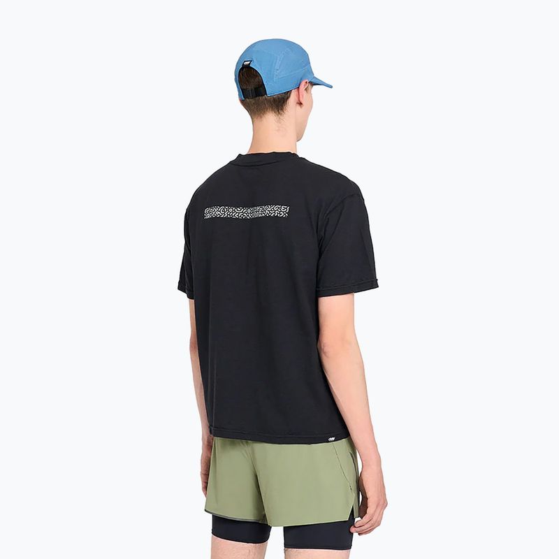 Maglietta da corsa uomo Ciele Athlteics NSP HV ''C" nera 3