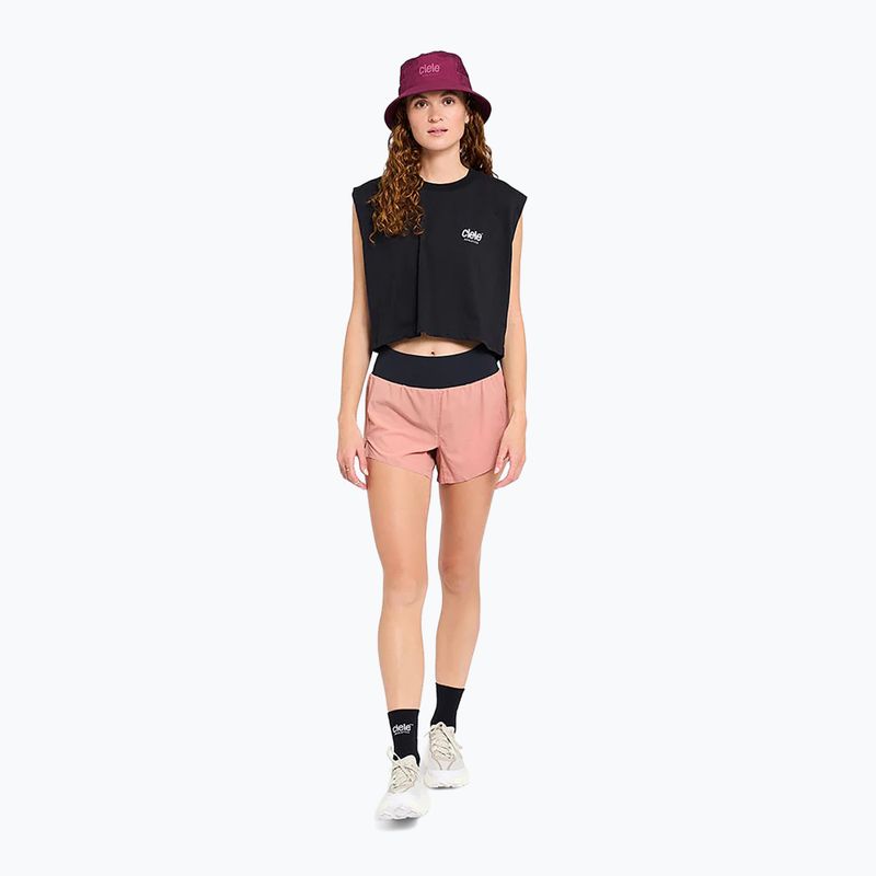 Shorts da corsa da donna Ciele Athletics TRN 4" Brief 2 rosedawn 2