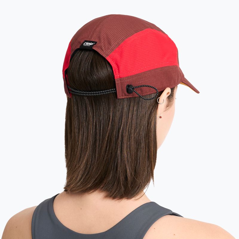 Cappellino con visiera Ciele Athletics GOCap Field IconicBar SL andorra/red 6