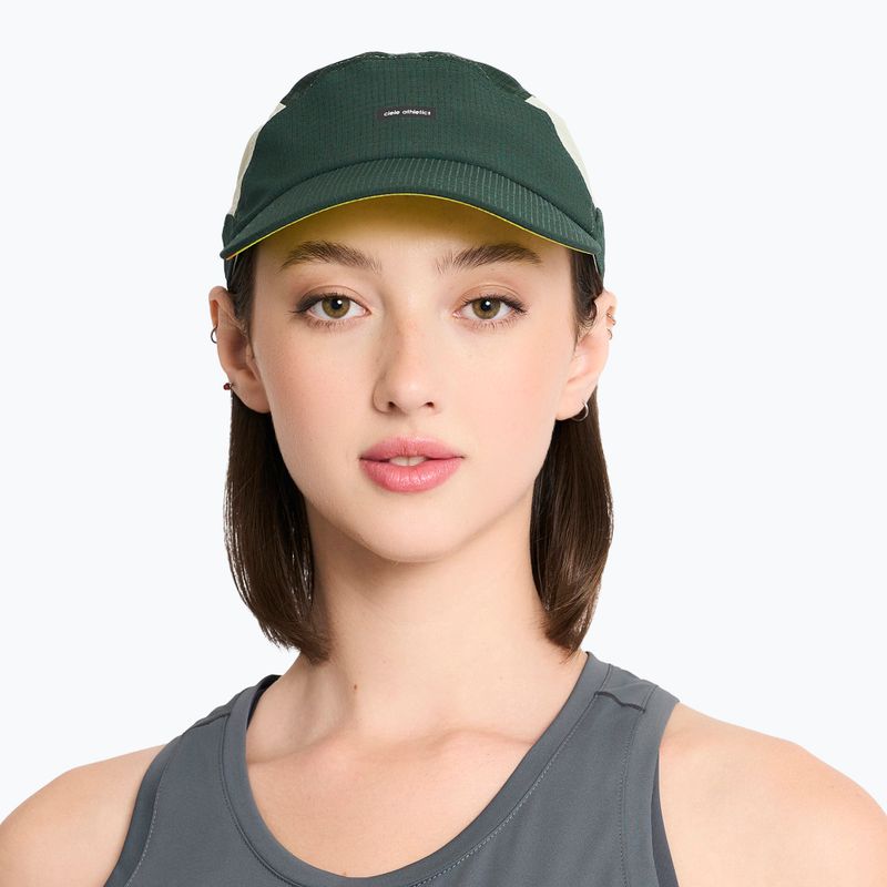 Cappellino con visiera Ciele Athletics GOCap Field IconicBar SL spruce/light moss 4