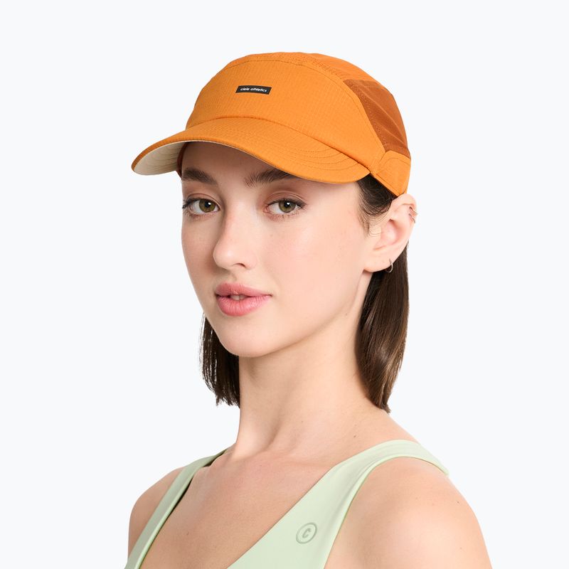 Cappellino con visiera Ciele Athletics GOCap Field IconicBar SL sunset/ginger bread 5