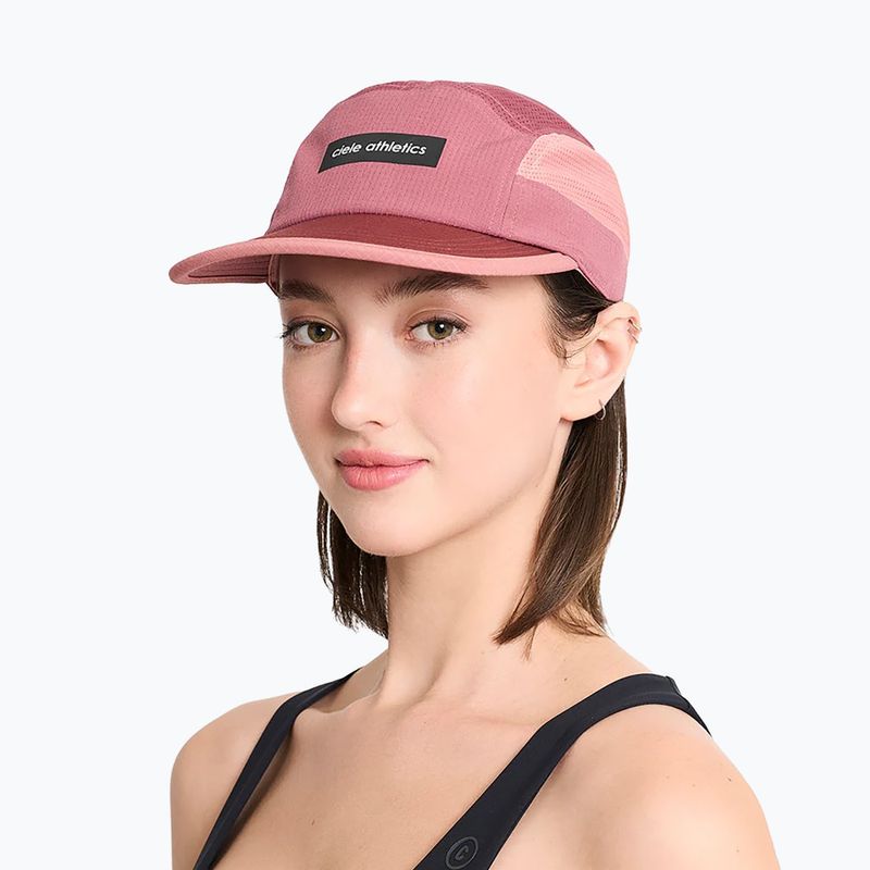 Cappellino con visiera Ciele Athletics GOCap Field Iconic Bar penny/rose dawn 5