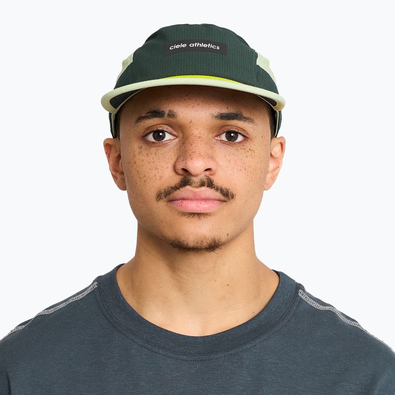 Cappellino con visiera Ciele Athletics GOCap Field Iconic Bar spruce/light moss 4