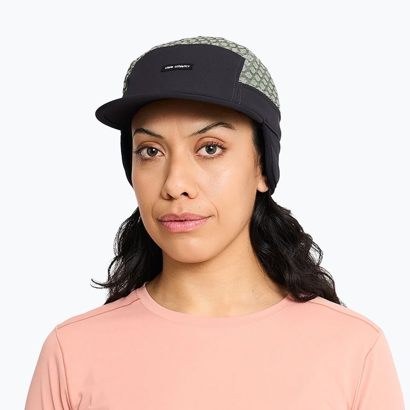 Cappellino con visiera Ciele Athletics GOCap FLTWND Ultra Iconic light moss 4