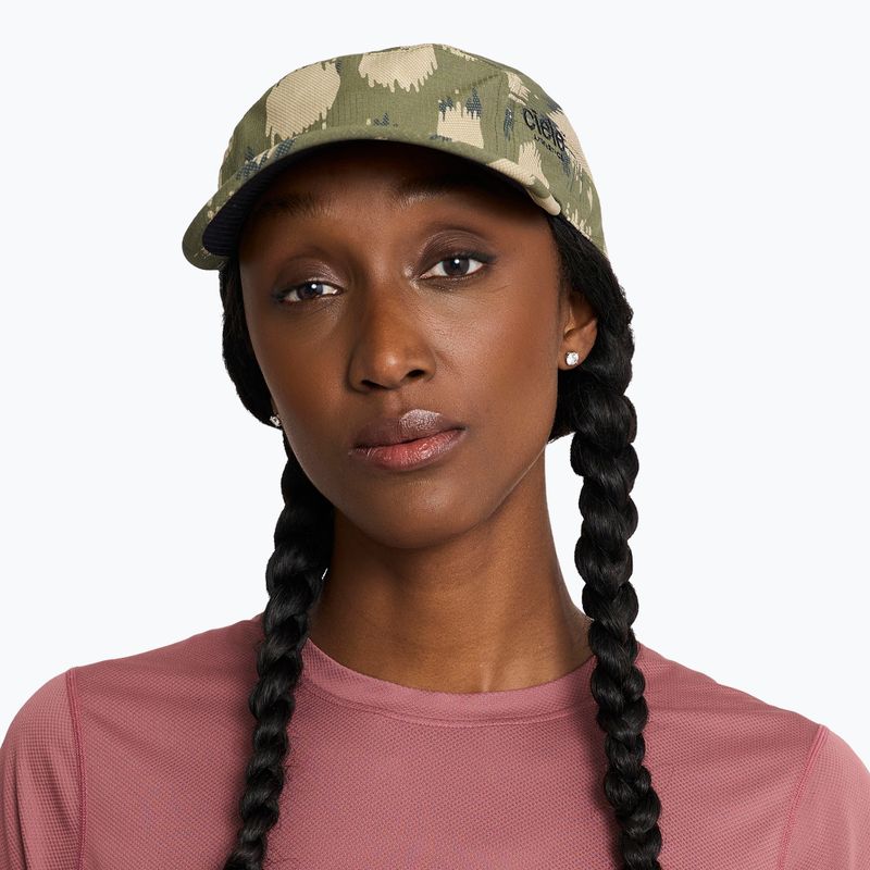 Cappellino con visiera Ciele Athletics GOCap Field AllOverPrint Cheetah kombu 4