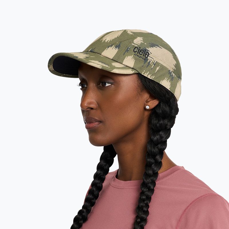 Cappellino con visiera Ciele Athletics GOCap Field AllOverPrint Cheetah kombu 5
