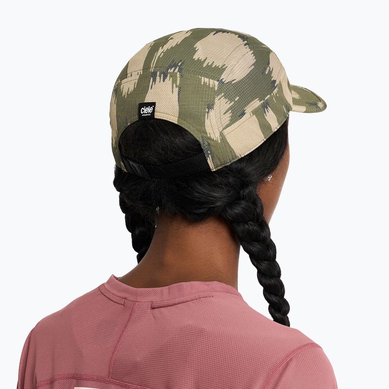 Cappellino con visiera Ciele Athletics GOCap Field AllOverPrint Cheetah kombu 6