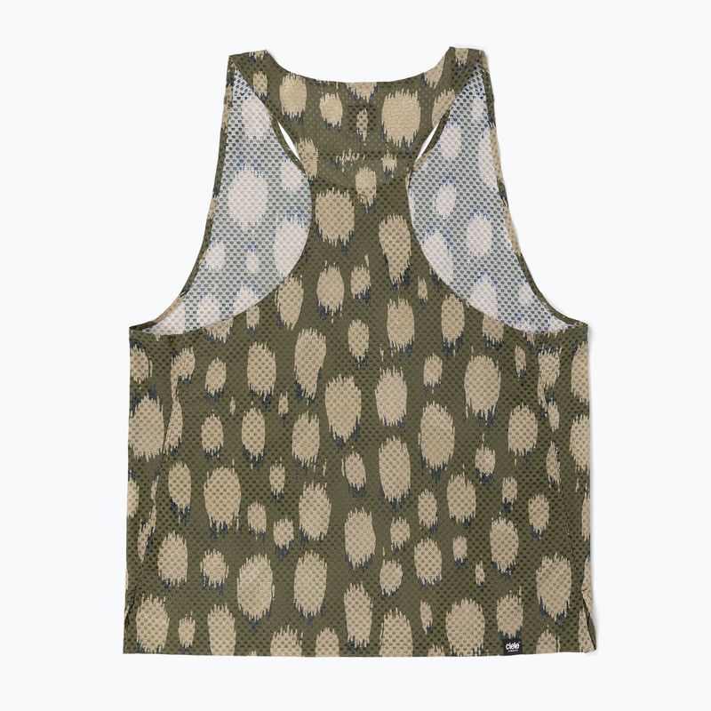Maglia da corsa da uomo Ciele Athletics ICNSinglet Cheetah kombu 2