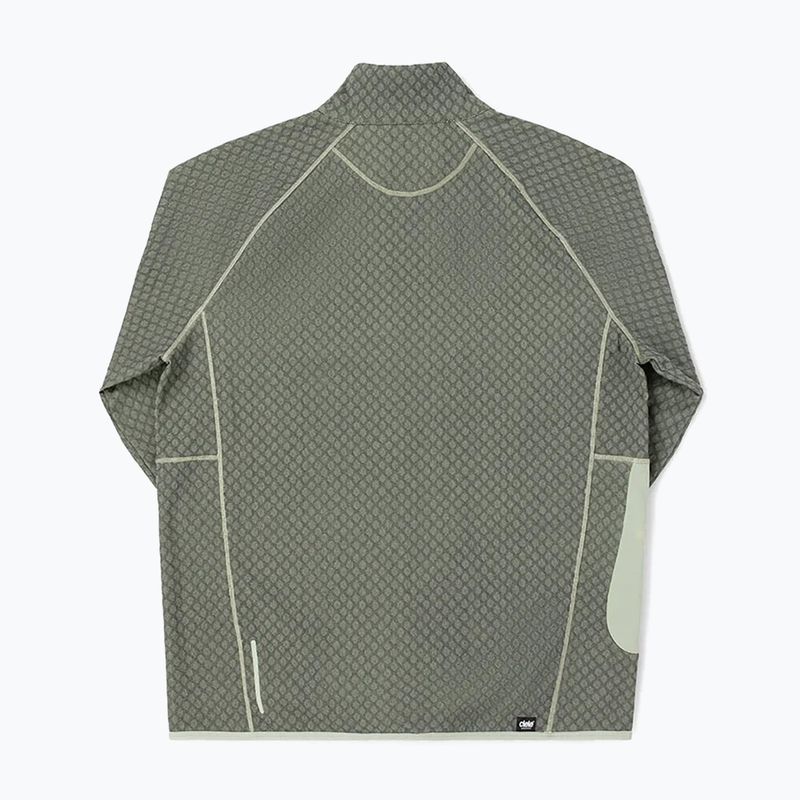 Felpa da corsa uomo Ciele Athletics VLVHalfzip light moss 2