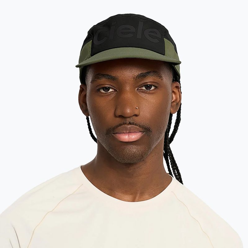 Cappellino con visiera Ciele Athletics GOCap Comp Century black kombu 4