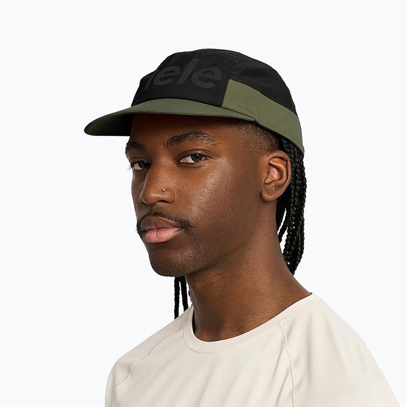 Cappellino con visiera Ciele Athletics GOCap Comp Century black kombu 5