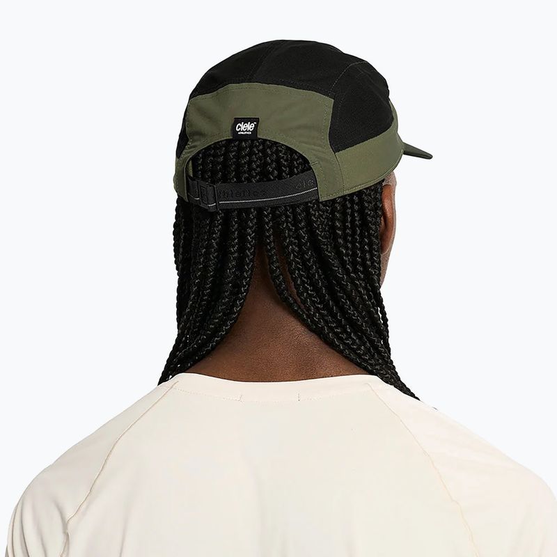 Cappellino con visiera Ciele Athletics GOCap Comp Century black kombu 6