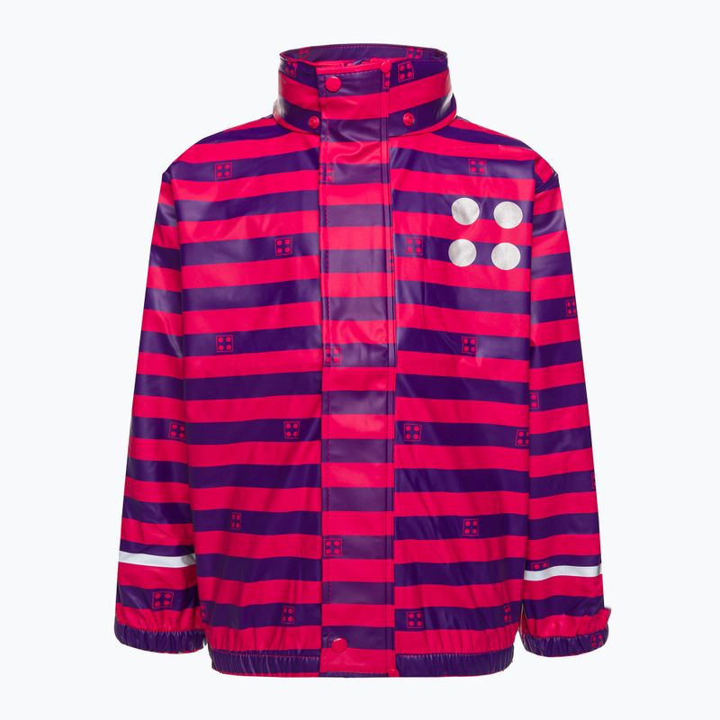 Giacca da pioggia per bambini LEGO Jamaica 102 rosso 3