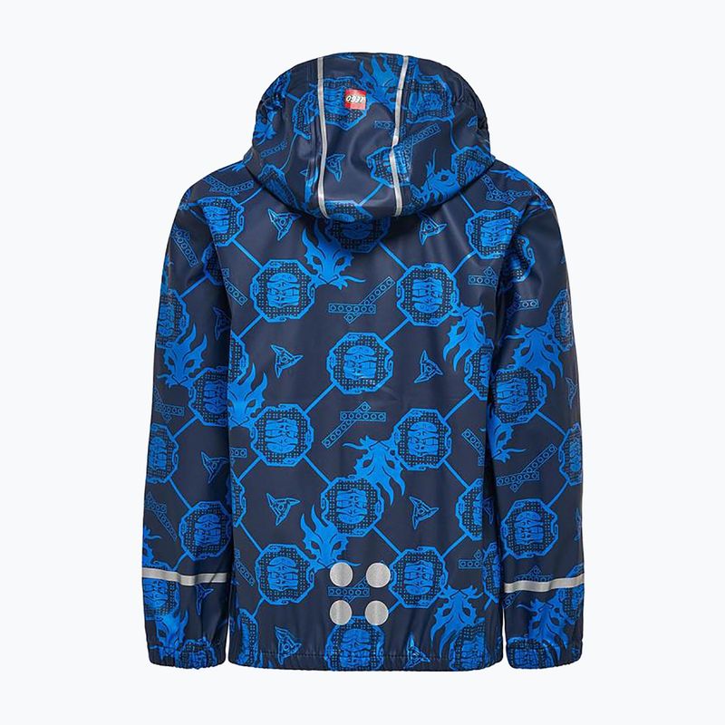 Giacca da pioggia LEGO Jonathan 103 dark navy per bambini 2