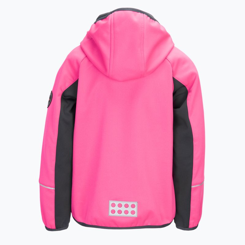 Giacca softshell per bambini LEGO Lwsky 762 rosa 2