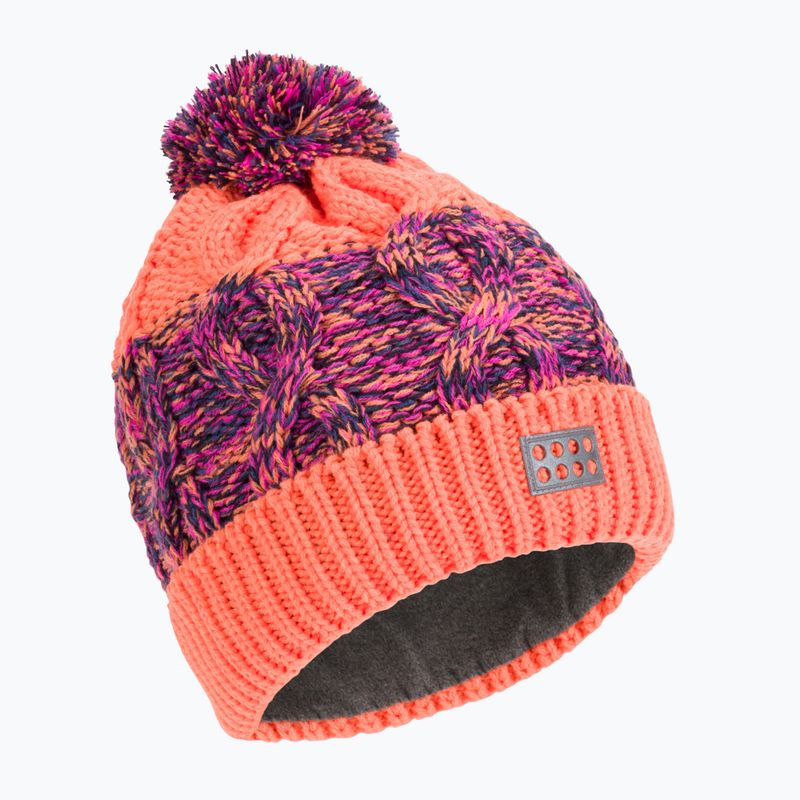 Berretto invernale LEGO Lwazun per bambini 713 arancione neon