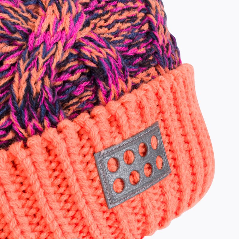 Berretto invernale LEGO Lwazun per bambini 713 arancione neon 3