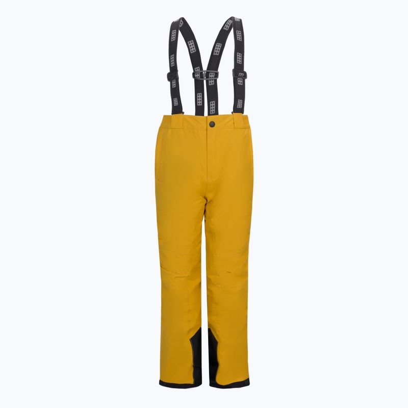 Pantaloni da sci per bambini LEGO Lwpowai 708 giallo