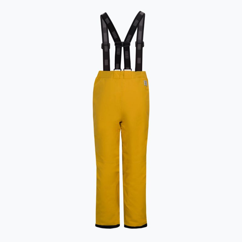 Pantaloni da sci per bambini LEGO Lwpowai 708 giallo 2
