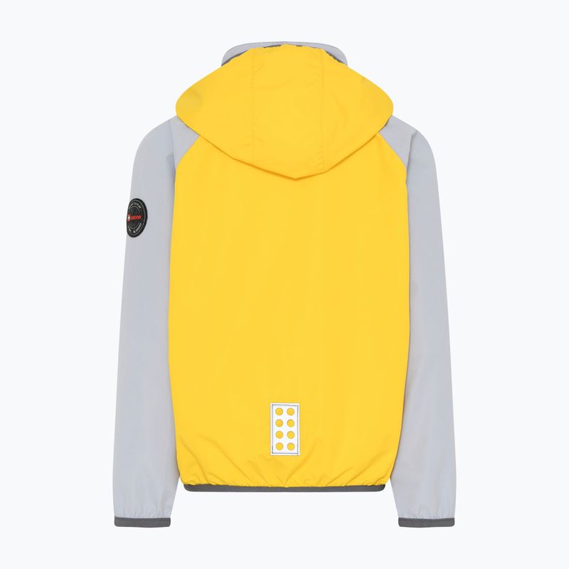 Giacca antipioggia LEGO Lwjochy 206 grigio chiaro per bambini 9