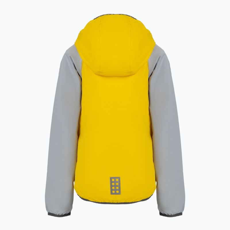 Giacca antipioggia LEGO Lwjochy 206 grigio chiaro per bambini 2
