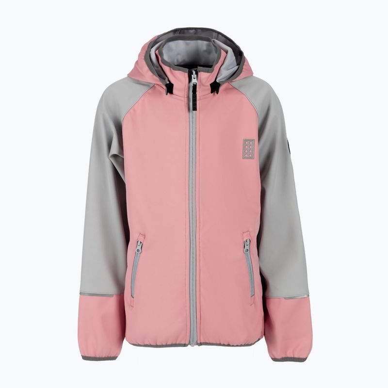 Giacca softshell da bambino LEGO Lwsefrit 201 rose