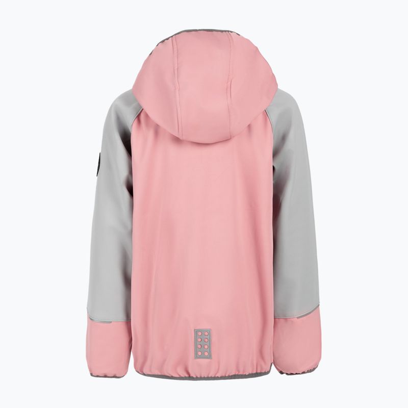 Giacca softshell da bambino LEGO Lwsefrit 201 rose 2